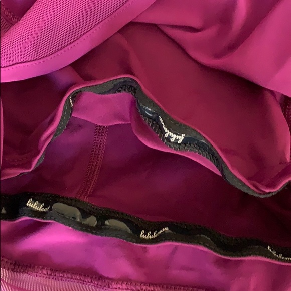 Lululemon hottie hot skirt tender violet sz 10 - Picture 4 of 5